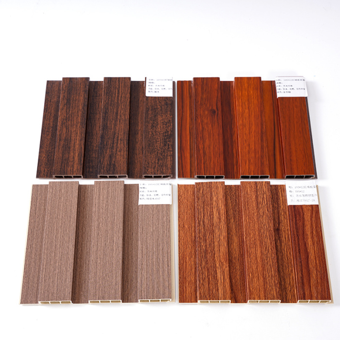 แผงผนัง WPC พื้นผิวไม้ Bespoke ออกแบบ ODM