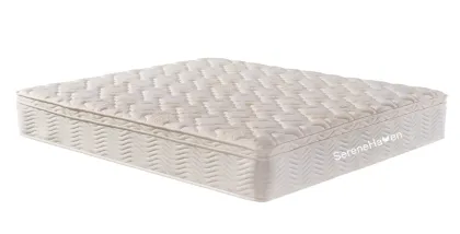 Ivory White Knitted fabric spring mattress