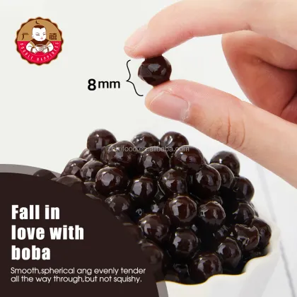 China Bubble Tea Supplier: Offering High-Quality Milk Tea Ingredients including 1kg Brown Sugar Tapioca Pearls Balls