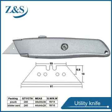 Heavy duty zinc alloy utility knife cutter