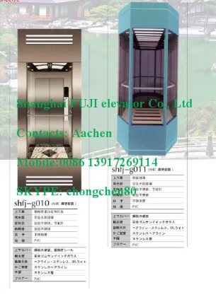 Shanghai FUJI  glass Panoramic Lift