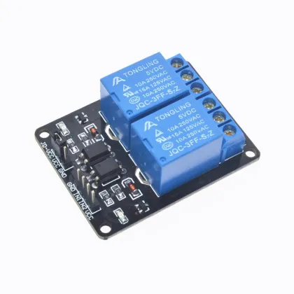 2 Channel 5V Relay Module Board with Optocoupler Support for Arduino