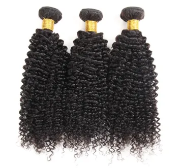 Wholesale 100 Percent Real Remy Virgin Human Hair Weave Grade 8A Mongolian Kinky Curly Hair