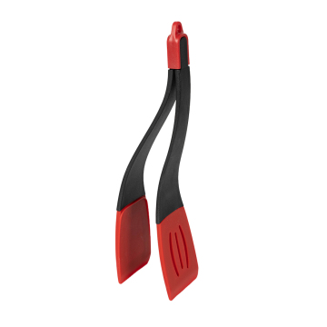 Multifunctional Kitchen Tools: Innovative 2-in-1 Silicone Spatula and Tongs for Efficient Fish Frying