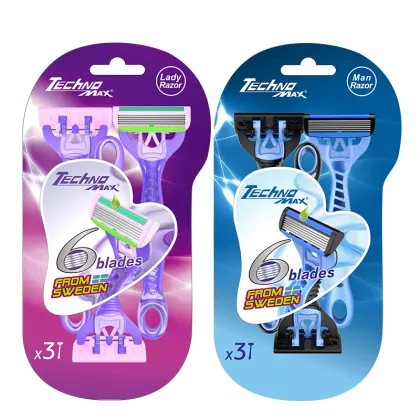 KAILI 6 Blade Razor - Men's Disposable Razor Blades