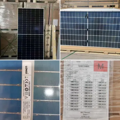 Longi Tier 1 Half Cell 550W Solar Panels for Residential Energy Projects