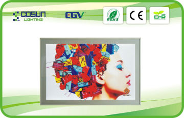 Wall Mounted Slim Led Light Boxes Photography , Ultra Slim Magnetic Box