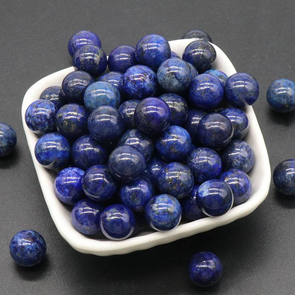 Balles de chakra lapis lazuli 16 mm pour la décoration de la maison de méditation