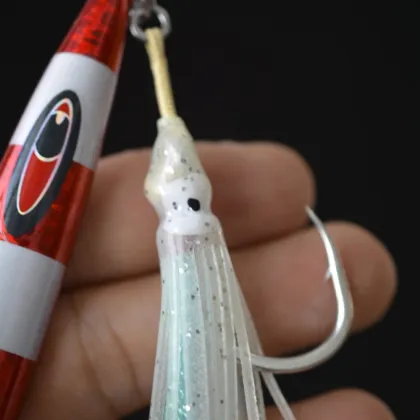 Soft Lure Artificial Bait Octopus Squid Skirts Jigging Hook 8060 CP Decoy