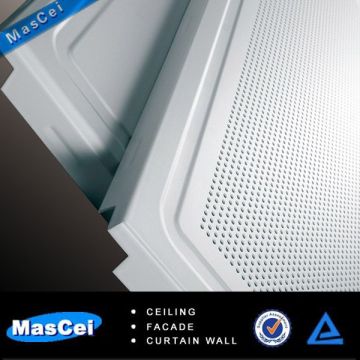 Pressed metal ceiling for building