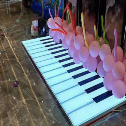 Outdoor LED Interactive Piano Lights