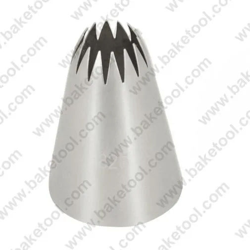 stainless steel pastry nozzles,closed star pastry nozzles,cake tools,piping nozzles,cake tips