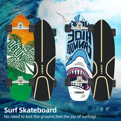 7 Ply Canadian Northeast Maple Land Surf Skateboard