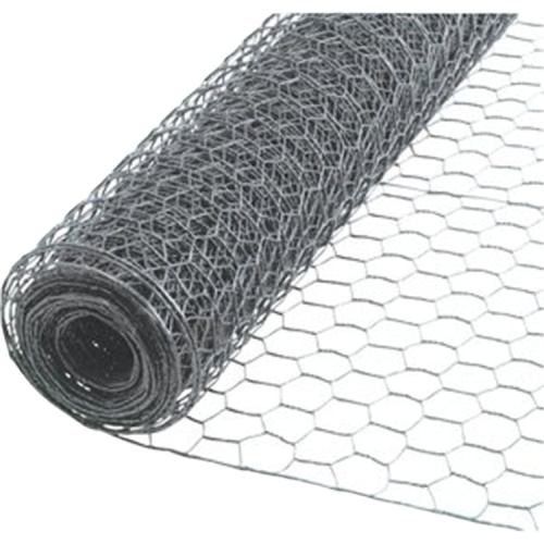 Malla de alambre hexagonal tejida galvanizada de PVC para valla