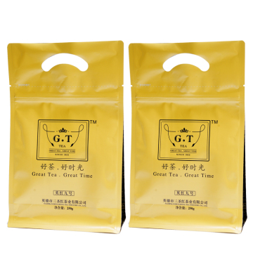 Embalaje de bolsa de té con cremallera de aluminio