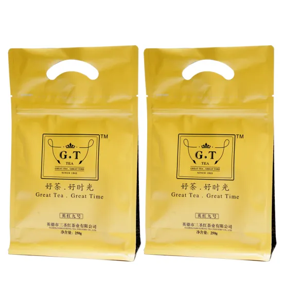 Aluminium Zipper Tea Bag Packaging