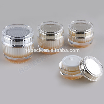 acrylic cream jar
