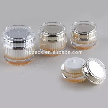 acrylic cream jar