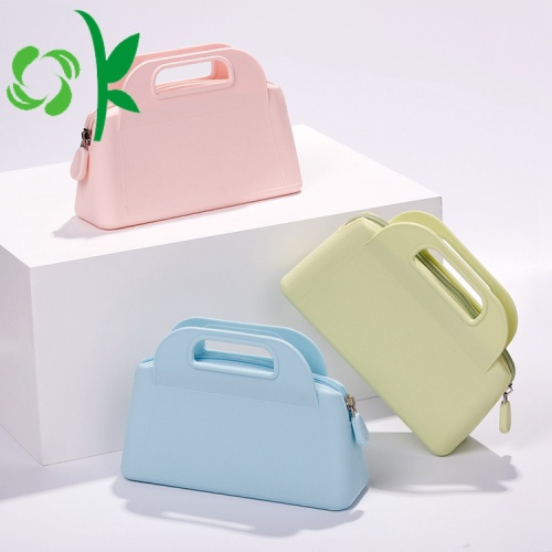 Borsa portatile in silicone lavabile con design personalizzato