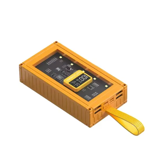 20000mAh PD Output Power Bank with Digital Display: Quick Charge Portable Phone Battery Pack