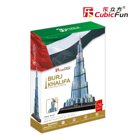Burj Khalifa toys in dubai 3d puzzle games
