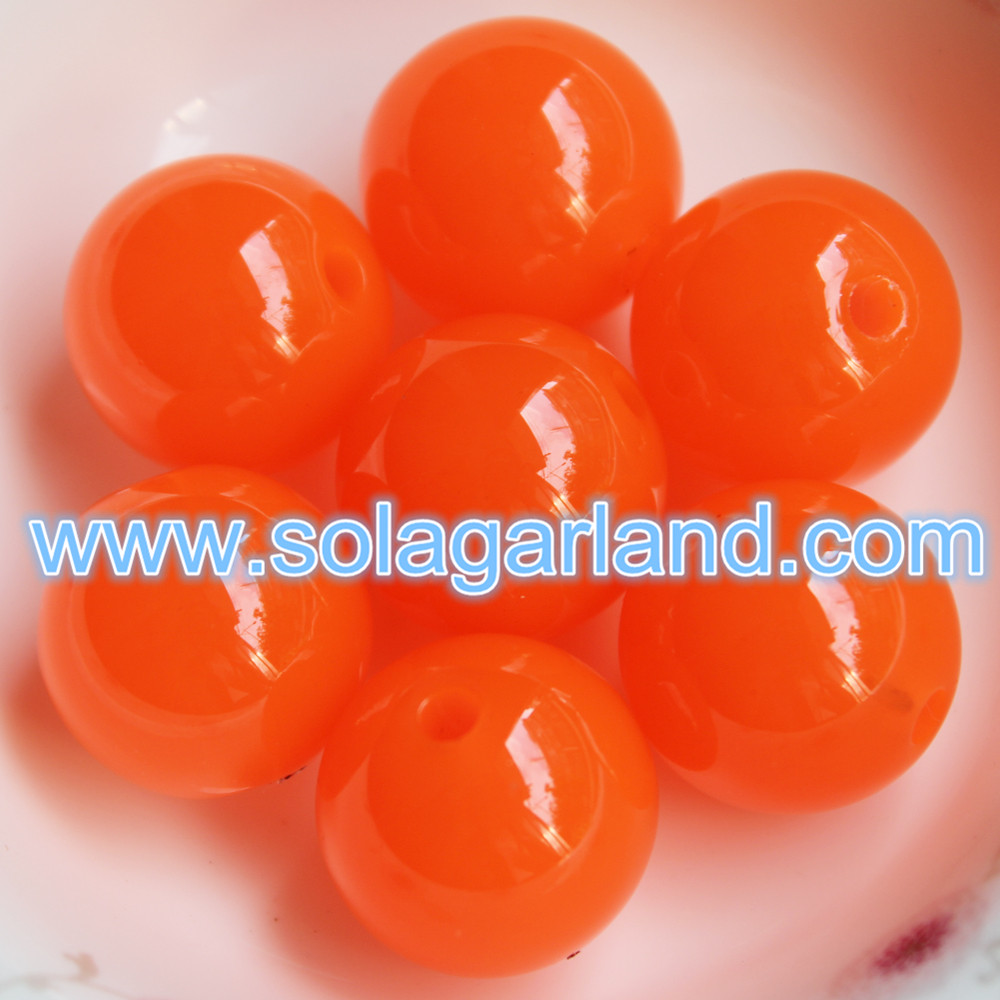 18MM Translucent Chunky Candy Ball Beads