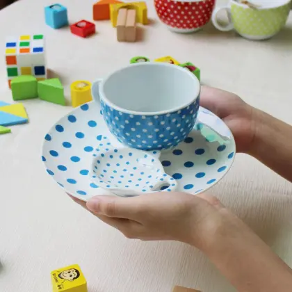 New Bone Porcelain Restaurant Round Flat Plates