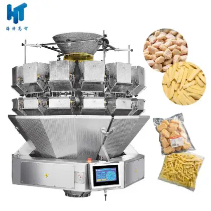 Frozen food packaging machine