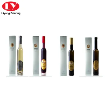 Red Gold Hot Stamping Single Wine Bottle Box