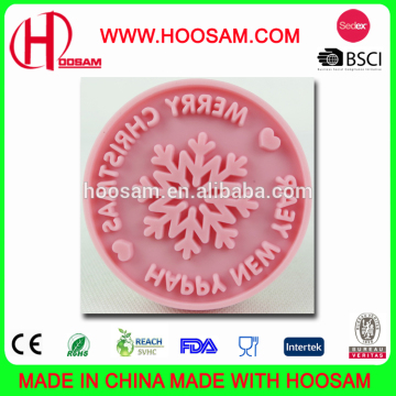 2016 new custom Hand Made Cookies FDA Silicone Embossing Stamp rubber cookie cutter