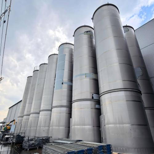 Silo Penyimpanan Volume Besar Untuk Penyimpanan Pelet