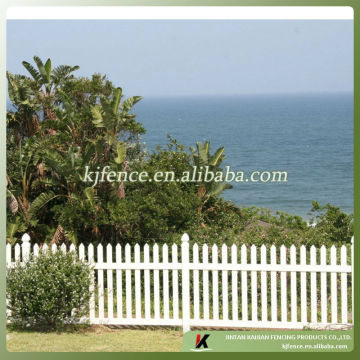 PVC material white fence panels
