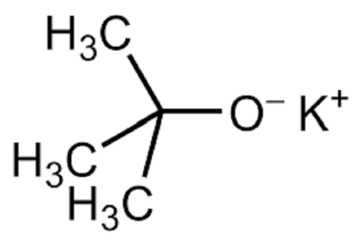 butoxyde de potassium dans le tétrahydrofuranne