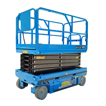 High Quality Full Auto 300KG Electric Hydraulic Self Propelled Scissor Lift (6m/12m)