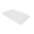 24 Cavity Truffle Packaging PET Double Blister Clamshell