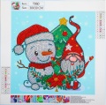 Tecknad Santa Claus 5D Diamantmålning Dekorativ målning