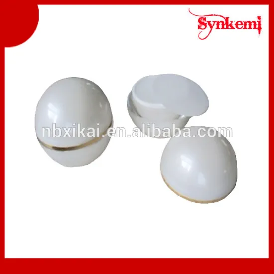 Round sample acrylic cream jar cosmetic packaging jars