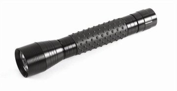 Single Function 1600 - 1800mcd Aluminum 2 Aa Led Flashlight Nd52004
