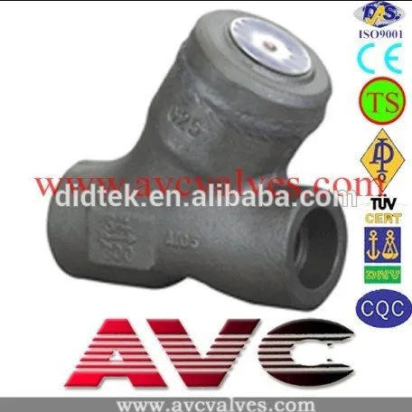 AVC Y-Type Check Forged Steel Welded Bonnet Valve(Threaded NPT,SW)