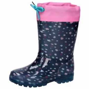 Stilvolle wasserdichte Regenstiefel für Kinder