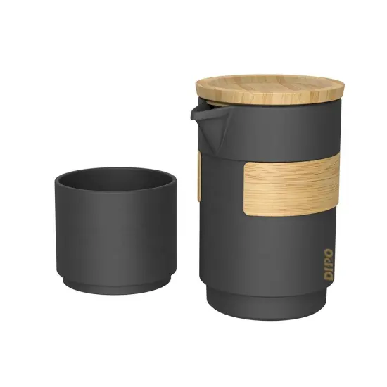 Luxury High-Fired Ceramic Tea Pot Set for One - Wholesale DHPO