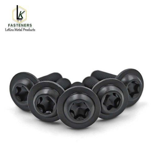 Машынныя шрубы Torx з круглай шайбай і вугляродзістай сталі