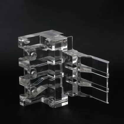 CNC Milled Precision Acrylic Diffusion Bonded Medical Manifolds for Microfluidics