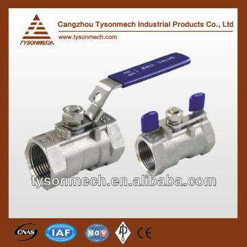 Tysonmech hot sale 1pc stainless steel ball valve