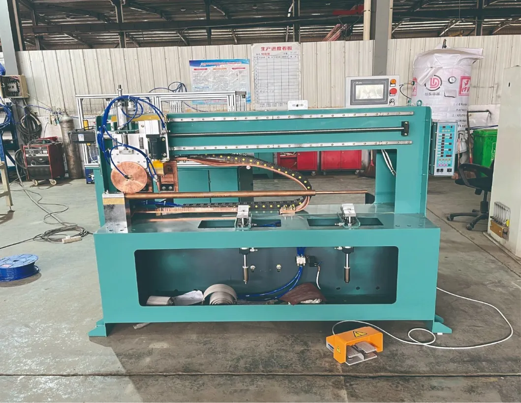 Customized Medium Frequency Inverter Seam Welding Filter Mesh Welder Machine