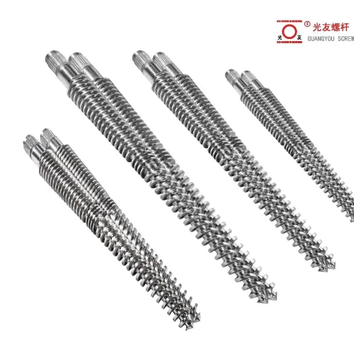 Bimetallic conical twin screw barrel para sa mga extruder