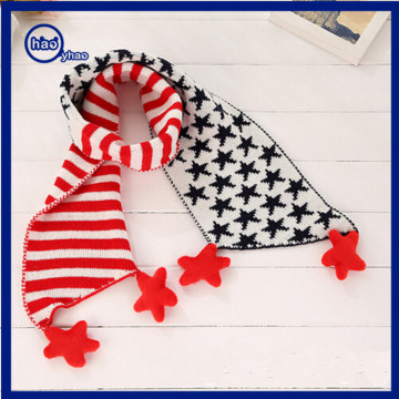 Yhao 2016 Wholesale Super Quality Colorful Stars Pattern Children's Scarves