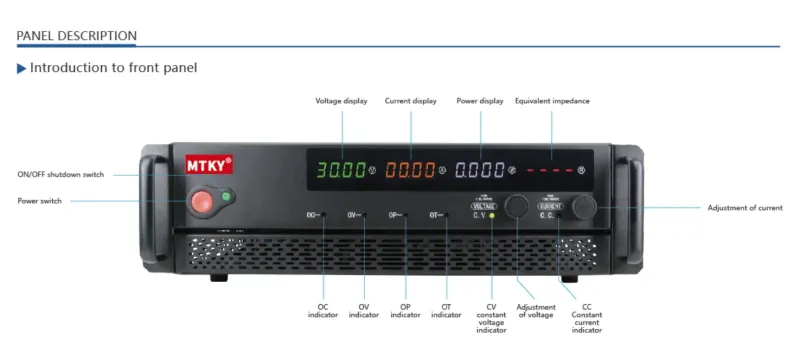 High-Power Programmable DC Power Supply with Tube Switching