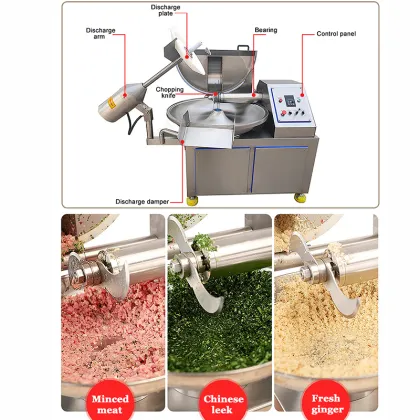 High Speed Purple Cabbage Ham Pork Chopping Machine