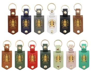 PU Leather Car Personality Business Keychain
